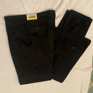 Edwards Classic  Mens Black Dress Pants with Classic Straight-Leg Cut